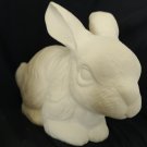 Bunny Sitting, Ceramic Bisque. Easter, Spring