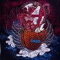 Goddess Riding a Bird - Javanese Batik Wall Art - Home Decor / Wall Hanging