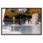 Large Infrared Framed Print Erasmus Bridge, Rotterdam | 60x90cm (24"x36") | Wall Art | Wall Decor