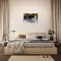 Large Infrared Framed Print Erasmus Bridge, Rotterdam | 60x90cm (24"x36") | Wall Art | Wall Decor
