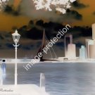 Printable Digital Download Infrared Landscape Image of Rotterdam Erasmus Bridge