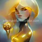 Golden Beauty #24 Printable Abstract Art Digital Download