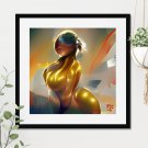 Golden Delight #22 Printable Abstract Art Digital Download