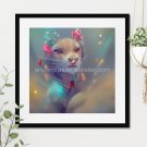 Beautiful Feline Printable Abstract Art Digital Download