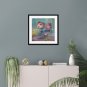 Cheeky Chipmunks Printable Square Abstract Art Digital Download