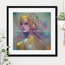 Beautiful Princess of Gold #3 Printable Abstract Art Digital Download