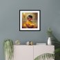 Bathed in Gold #4 Printable Square Abstract Art Digital Download