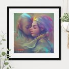 Abstract Love Printable Square Abstract Art Digital Download