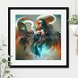 Angels Printable Square Abstract Art Digital Download