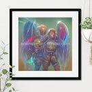 Archangels #1 Printable Square Abstract Art Digital Download