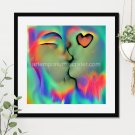 Being In Love Printable Square Abstract Art Digital Download