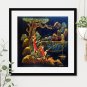 Two Men Fishing - Javanese Batik Wall Art - Home Decor / Wall Hanging - Beautiful Home