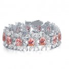 S925 Sterling Silver Colored Stone Bracelet