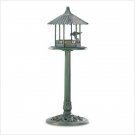 Verdigris Gazebo Standing Bird Feeder