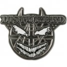 HOT TOPIC Disturbed Face Logo Silver Belt Buckle