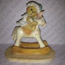 Cherished Teddies Beth "Bear Hugs" 15/432 Teddy Bear on Rocking Horse Figurine
