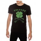 HOT TOPIC Unlucky Shamrock Black Medium T-Shirt