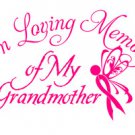 Breast Cancer Awareness - In Loving Memory - Vehicle Decal