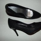 Ann Marino Glimpse Women's Size 9 Black Pump Heel Shoes