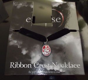 Hot Topic NECA Eclipse Ribbon Crest Necklace - New on Damaged Card