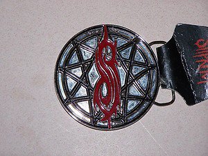 Slipknot Logo Star Medal Belt Buckle