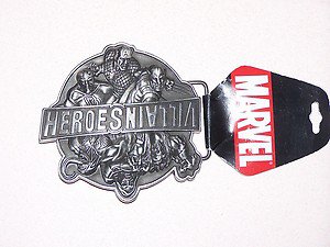 MARVEL Heroes and Villains Metal Belt Buckle