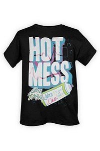 HOT TOPIC Cobra Starship Hot Mess Slim-Fit Size Small T-Shirt