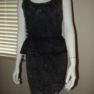 HOT TOPIC Sweet Love Medium Black Stone Wash Stud Flirty Dress