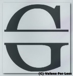 Monogram Basic Family Vinyl with Last Name Custom Wall Vinyl Decal - Letter G