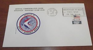 Apollo 15 Scott Worden Irwin Heritage Crafts Commemorative Cover Jul 26 1971