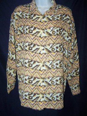 RESOURCE Women's Blouse Browns size 16W