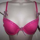 MERCI INTIMATES Pink Ribbon Underwire Bra 34B NWT
