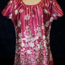 Mahek Women's Career Top Dark Pink Medium