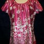 Mahek Women's Career Top Dark Pink Medium
