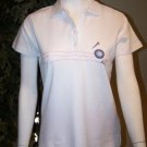 LINE UP Womans Medium White Golf Blouse Top