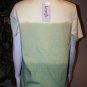 KENETH TOO Womans Small Green Blouse Top NWT
