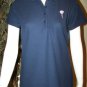 LINE UP Womans Large Navy Golf Blouse Top