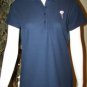 LINE UP Womans Large Navy Golf Blouse Top
