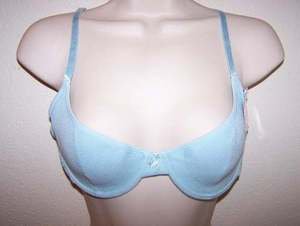 HOT KISS Underwire Bra 36B - Blue NWT