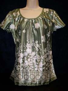 Mahek Women's Career Top Green Small