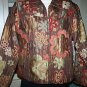 Erin London Ladies Brown Flower Blazer - PS