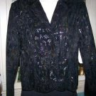 Erin London Ladies Black Royal Flush Blazer - PS