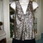 CINEMA ETOILE Cheetah Print Camisole Small