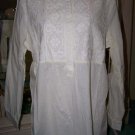 Caribbean Joe Ladies Blouse Creme Large