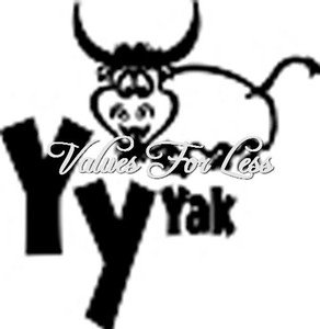 Animal / Insect Monogram Wall Vinyl - Letter Y y Yak 12" x 12" Vinyl Decal