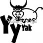 Animal / Insect Monogram Wall Vinyl - Letter Y y Yak 12" x 12" Vinyl Decal