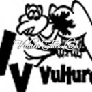 Animal / Insect Monogram Wall Vinyl - Letter V v Vulture 12" x 12" Vinyl Decal