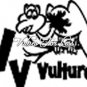 Animal / Insect Monogram Wall Vinyl - Letter V v Vulture 12" x 12" Vinyl Decal