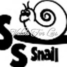 Animal / Insect Monogram Wall Vinyl - Letter S s Snail 12" x 12" Vinyl Decal