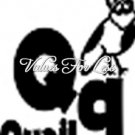 Animal / Insect Monogram Wall Vinyl - Letter Q q Quail 12" x 12" Vinyl Decal